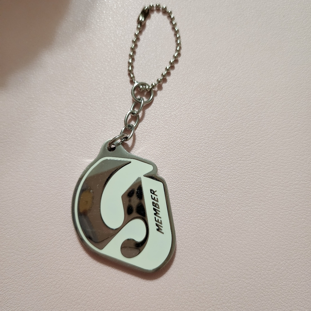 New Glossier Membership Keychain